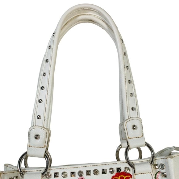 MONTANA WEST
White Floral Embroidered Shoulder Bag
ccw compatible - Picture 9 of 16